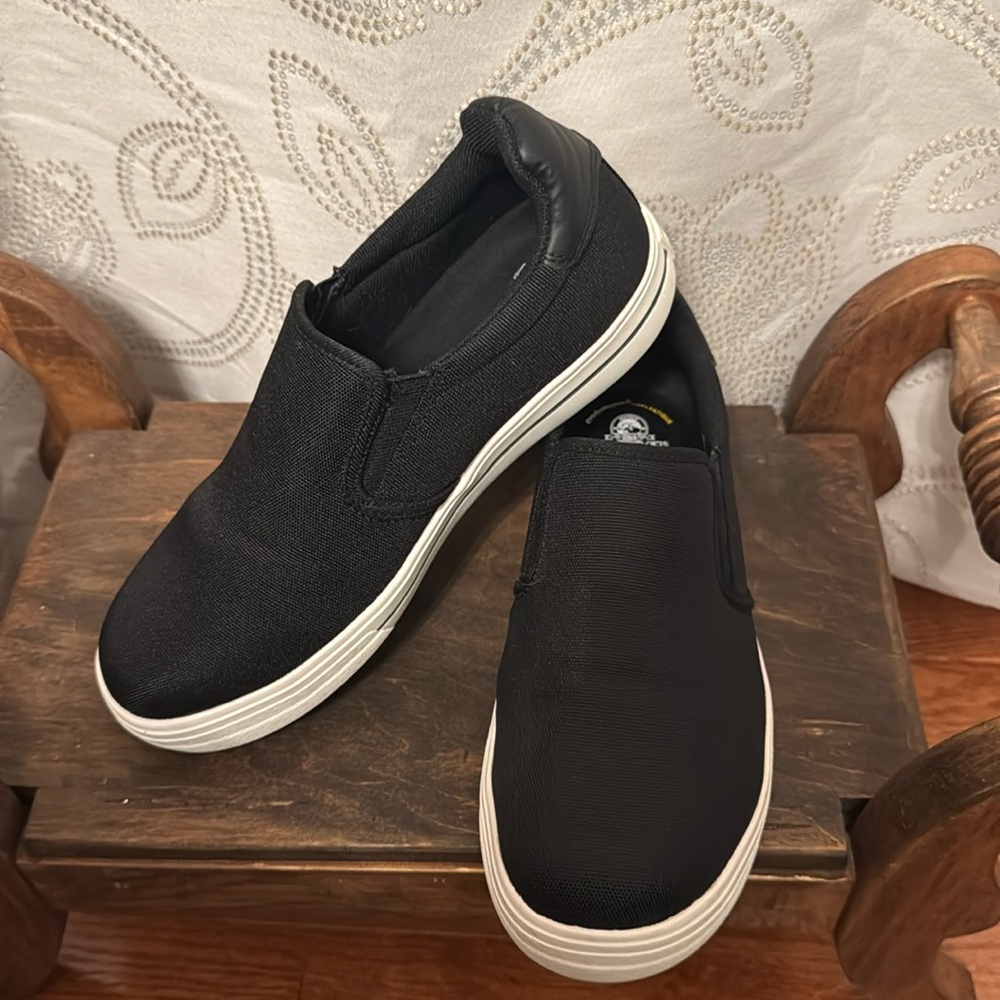 Brahma Steel Toe Slip-On Work Shoe Black Men’s 7 Women’s 8.5